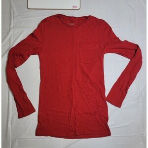 Mens GoodFellow red long‎ sleeve tshirt, size Small